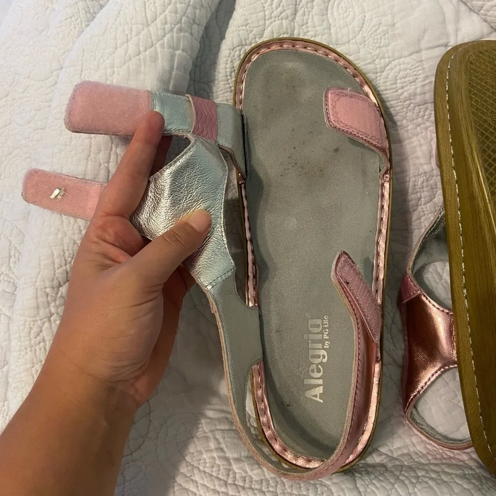 ALEGRIA Kendra Ken 844 Light Pink Sandals - Picture 4 of 9